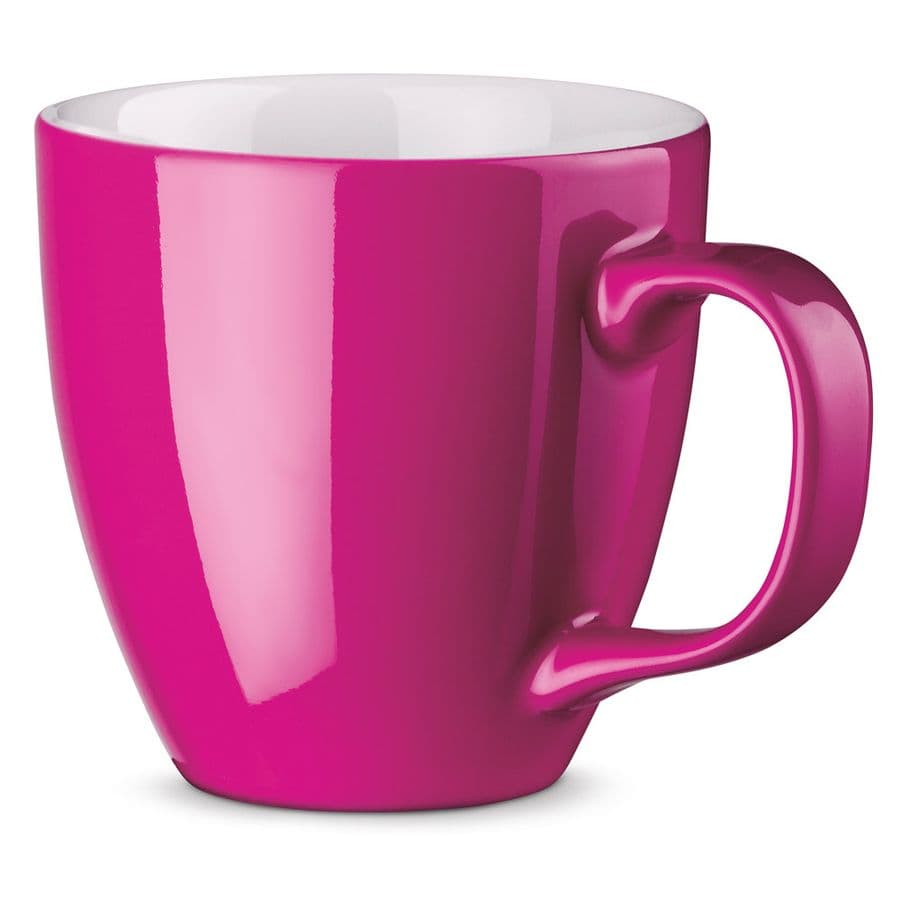 PANTHONY. 450 ml hydroglaze porslinsmugg Mörkrosa