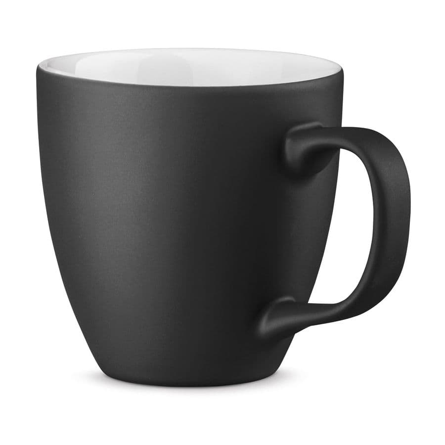 PANTHONY MAT. 450 ml hydroglaze porslinsmugg Svart