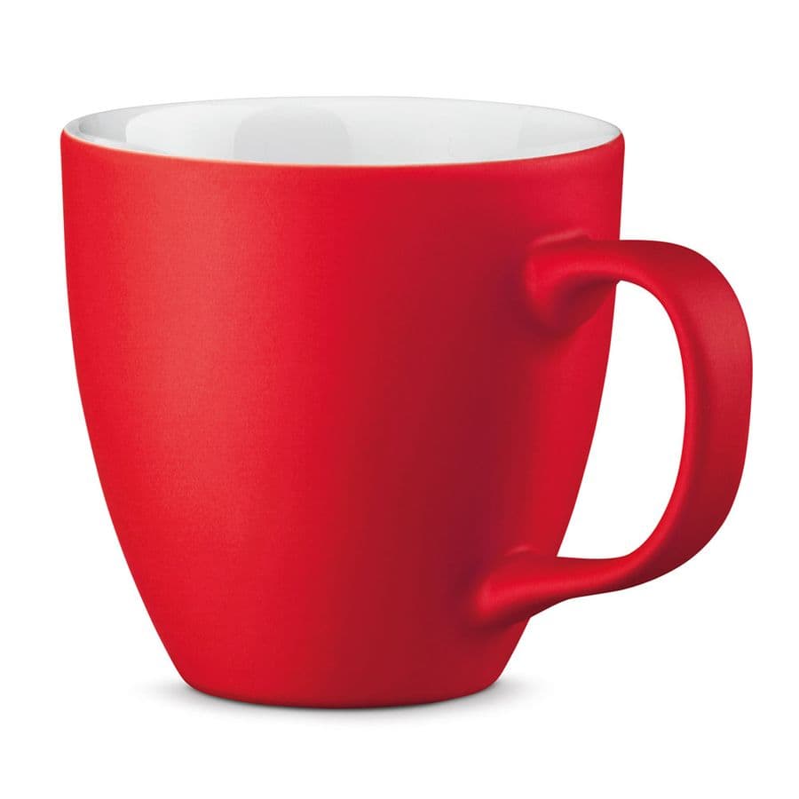 PANTHONY MAT. 450 ml hydroglaze porslinsmugg Röd