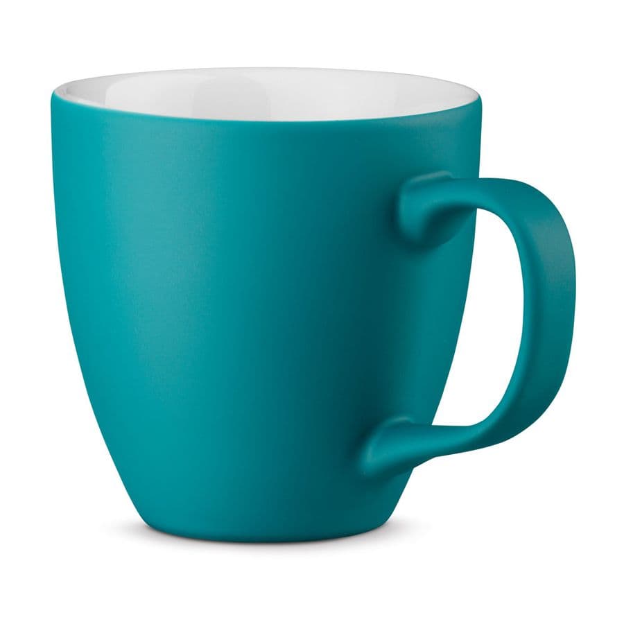 PANTHONY MAT. 450 ml hydroglaze porslinsmugg Turkosblå
