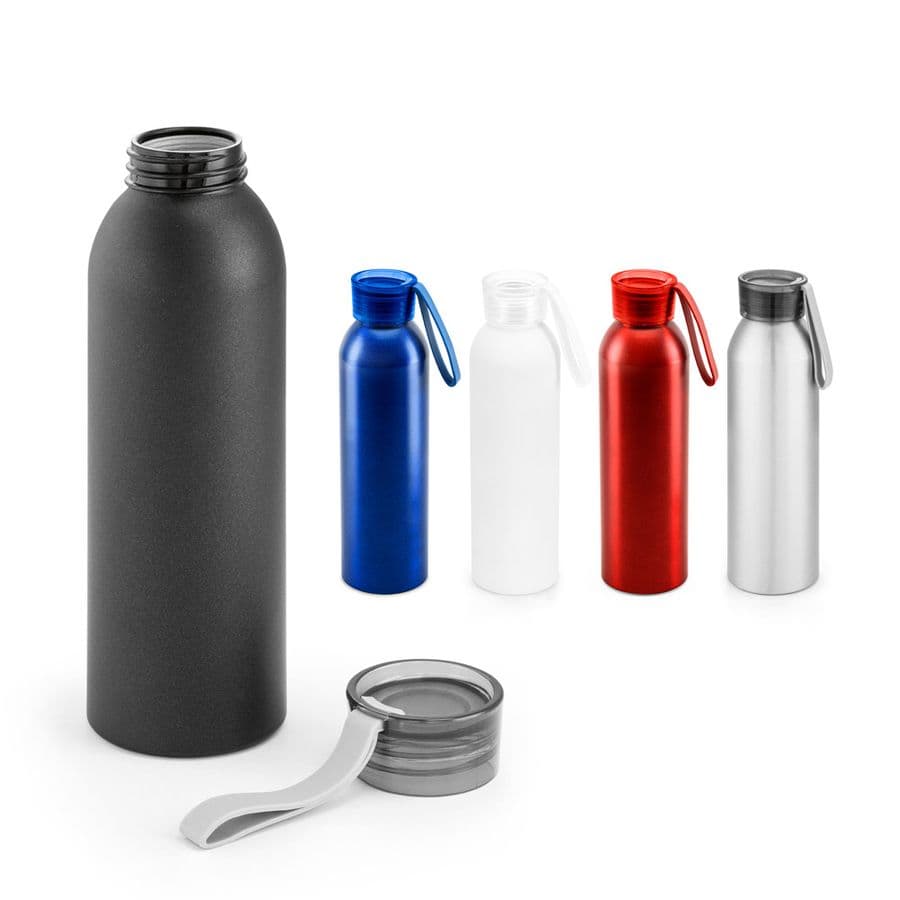 RIO. Atervunnen aluminiumsflaska (100 % rAL) med PP-lock 660 mL