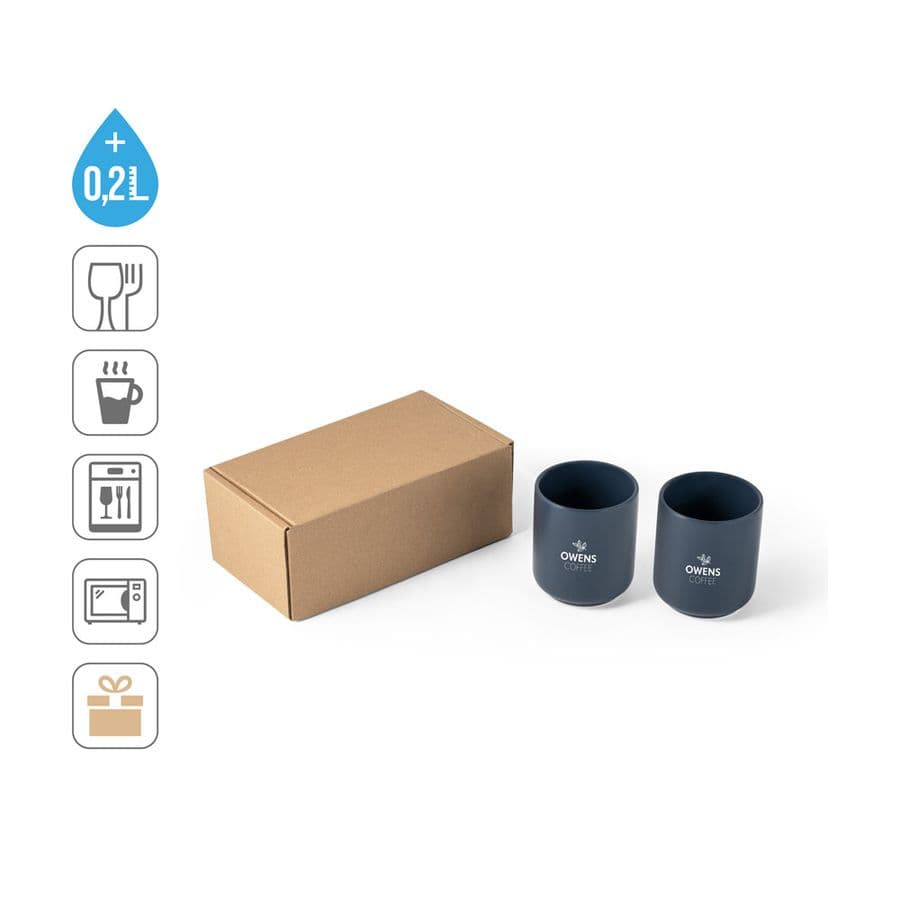 OWENS. Set med keramikmuggar 280 ml