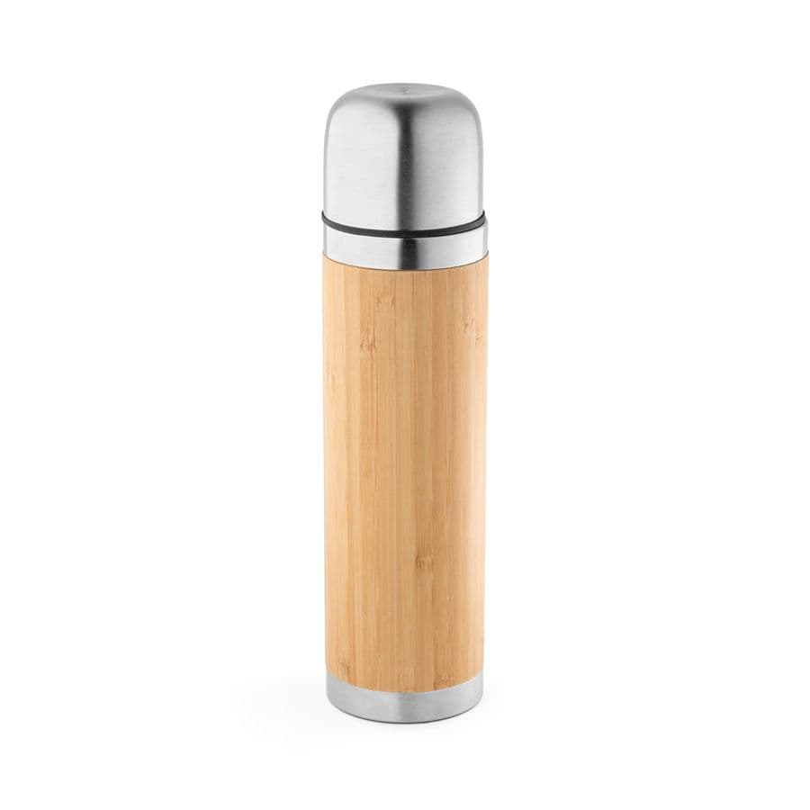 CEYLON. Bambu och rostfri termos 450 mL Naturfärg