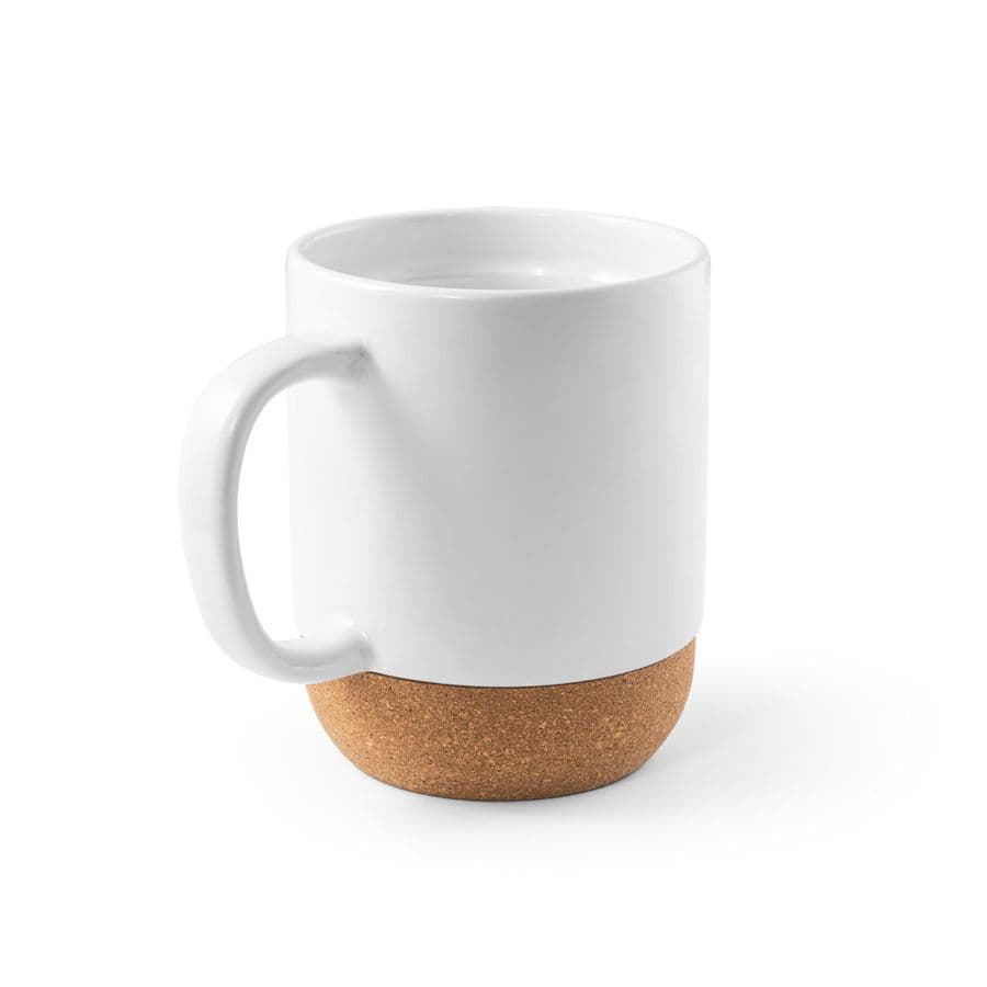 RORY SUB. Keramik mugg med sublimeringsbeläggning 390 ml Vit