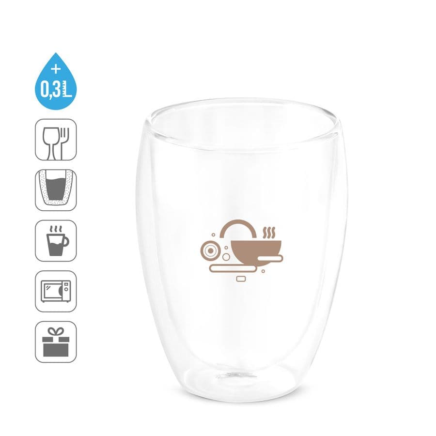 MACHIATO CUP. Borosilikatglaskopp 350 ml