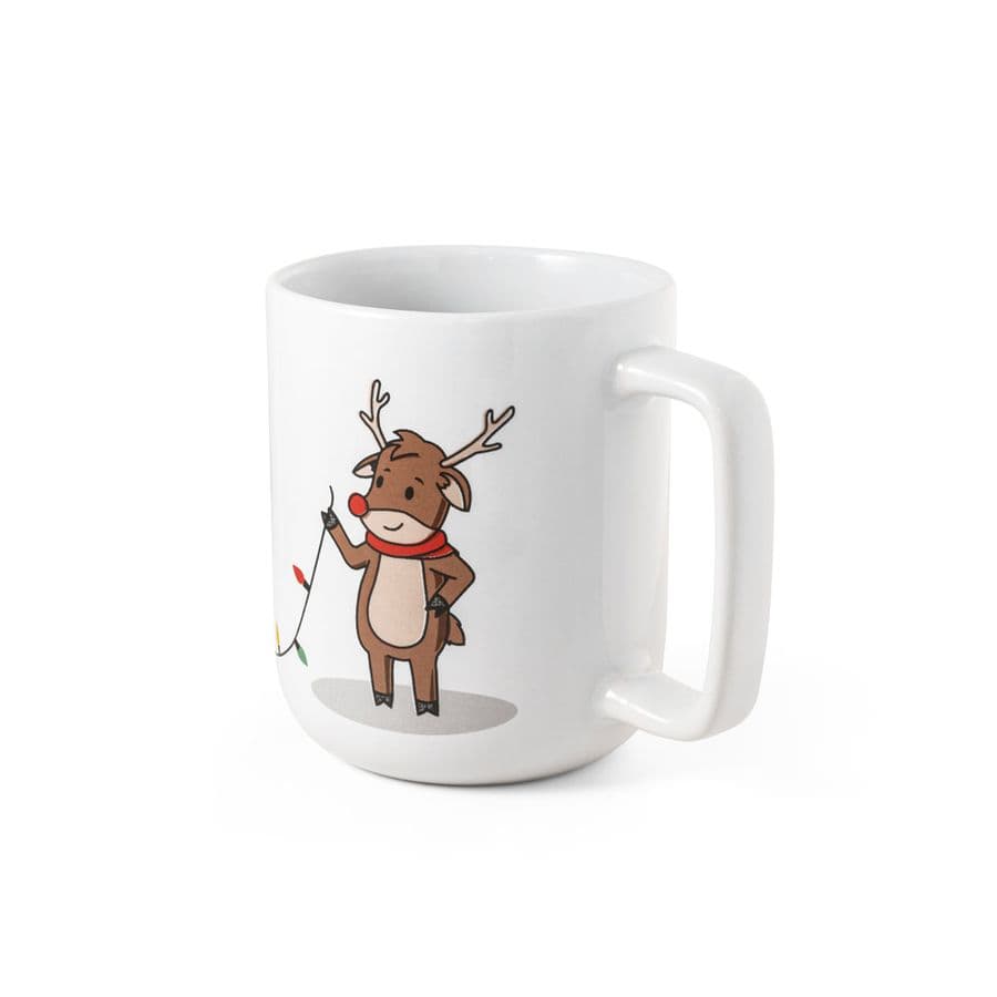 REINDEER. Mugg med jultryck 330 mL