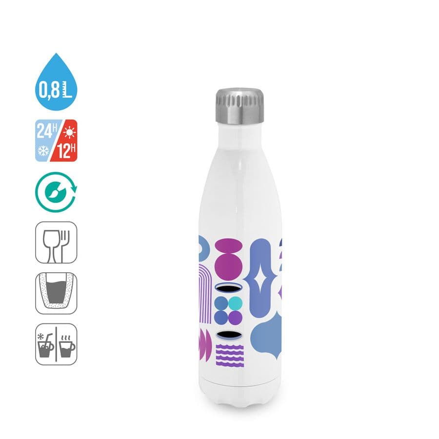 AMORTI L. Termoflaska i rostfritt stål för sublimering 800 ml