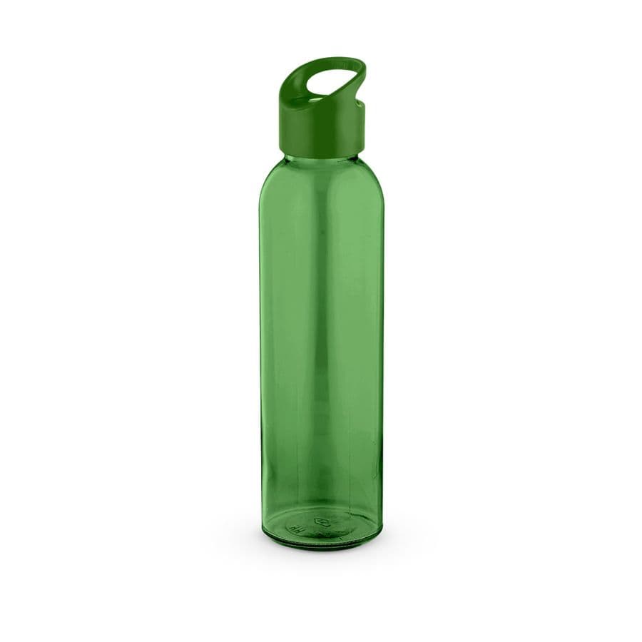 PORTIS GLASS. Glasflaska med PP-lock 500 mL Grön