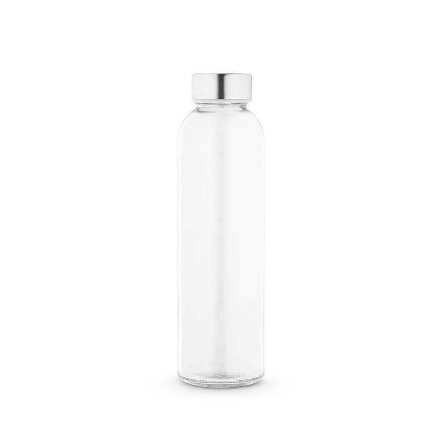 SOLER. Glasflaska och lock i rostfritt stål 500 ml