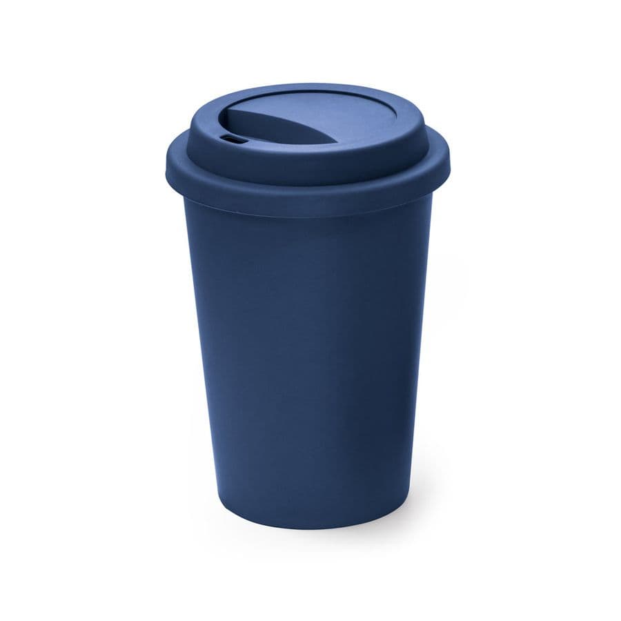 TONALI 450. Återanvändbar mugg i PP 450 ml Marinblå