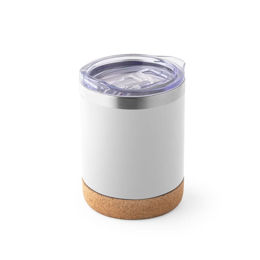 SOLBERG TUMBLER. termosmugg i rostfritt stål 400 ml Vit