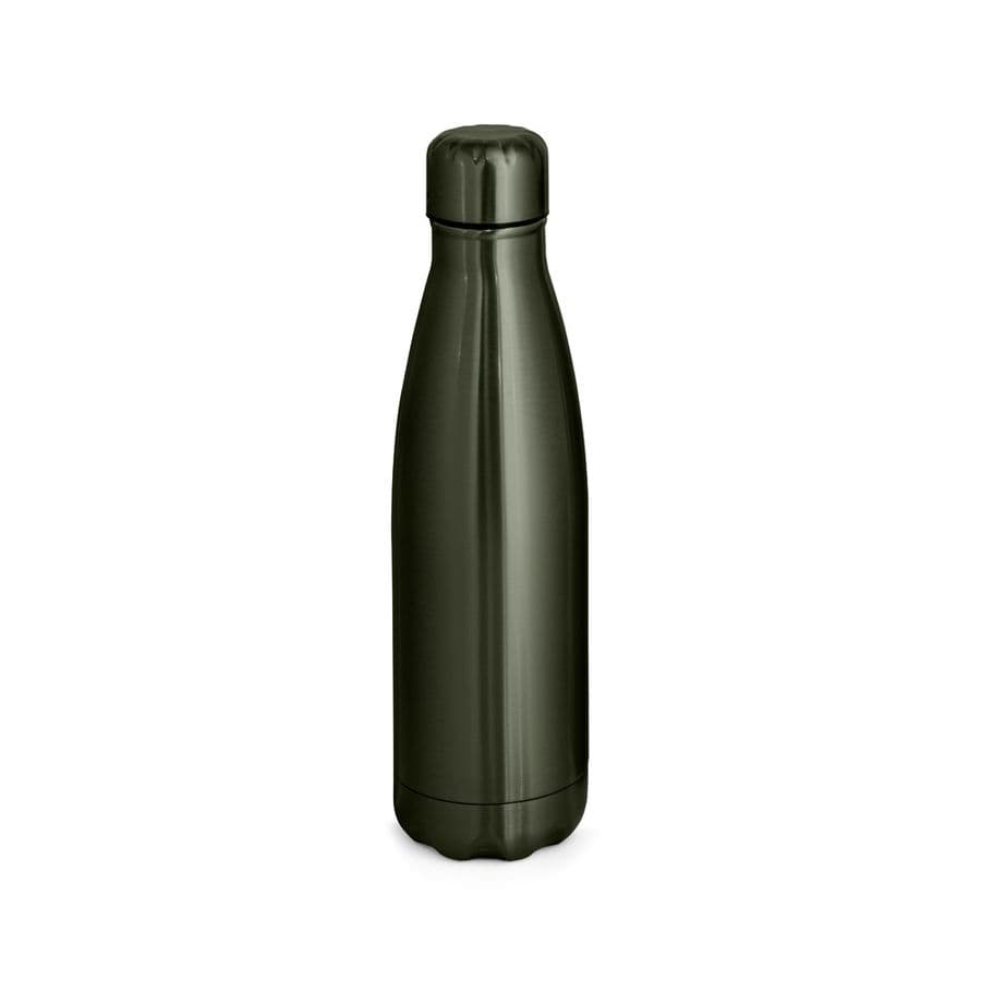 SHOW METALLIC. Termosflaska i rostfritt stål med matt metallisk yta 510 ml Pistolmetall