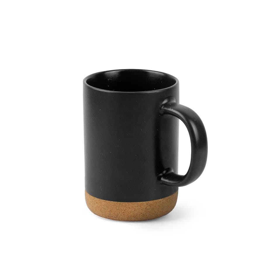 CONSTELLATION CORK. Keramikmugg med korkbotten 320 ml Svart