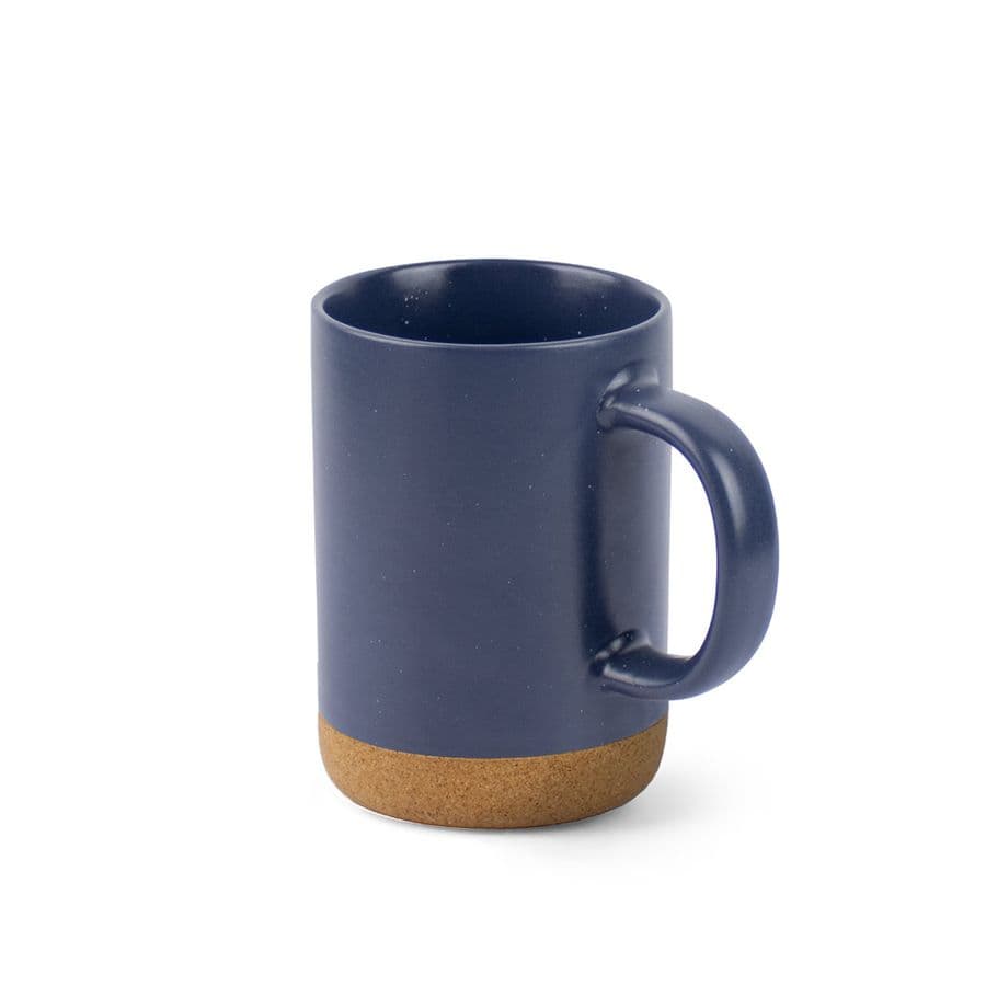 CONSTELLATION CORK. Keramikmugg med korkbotten 320 ml Marinblå