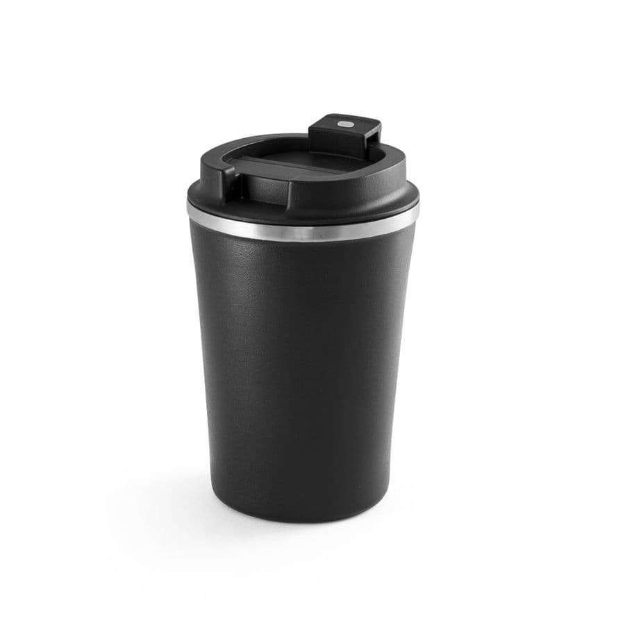 PHELPS CERAMIC. Termosmugg i rostfritt stål med keramisk insida 470 ml Svart