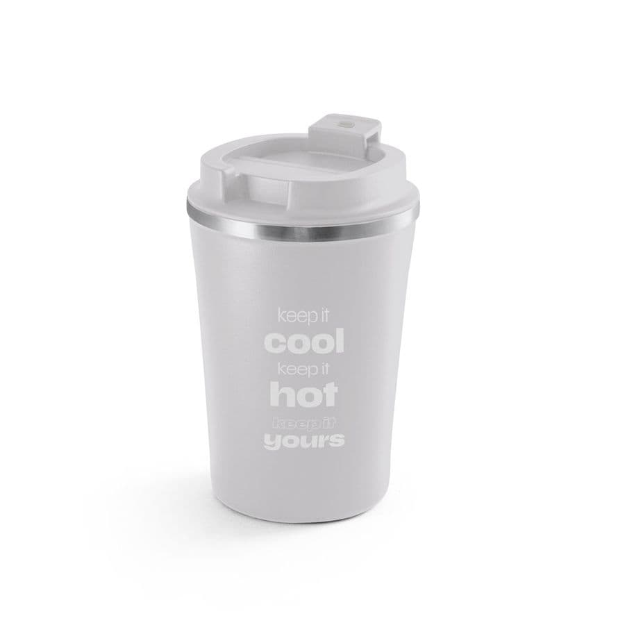 PHELPS CERAMIC. Termosmugg i rostfritt stål med keramisk insida 470 ml
