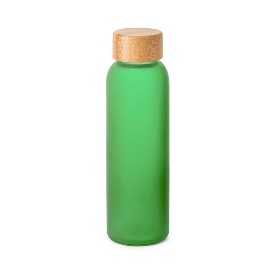 LILLARD GLASS. 520 ml frostad glasflaska Ljusgrön