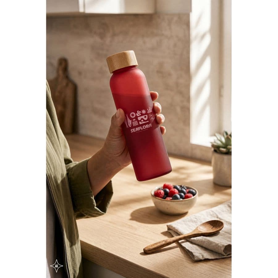 LILLARD GLASS. 520 ml frostad glasflaska