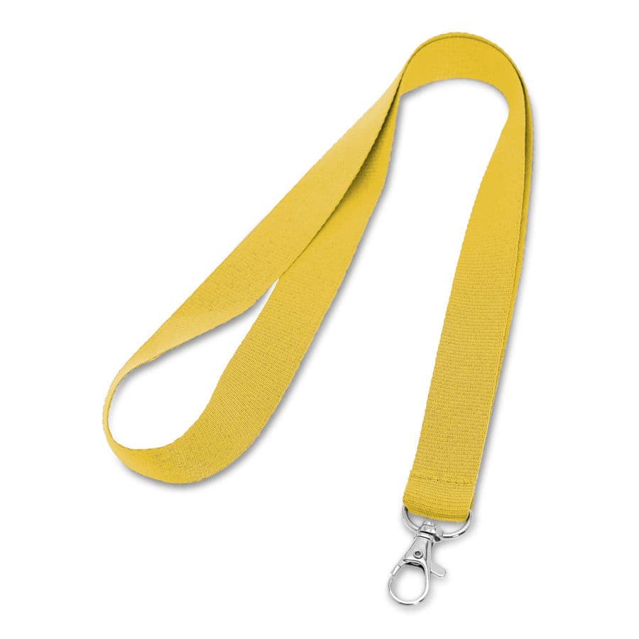 LARIAT. Polyester logoband Gul