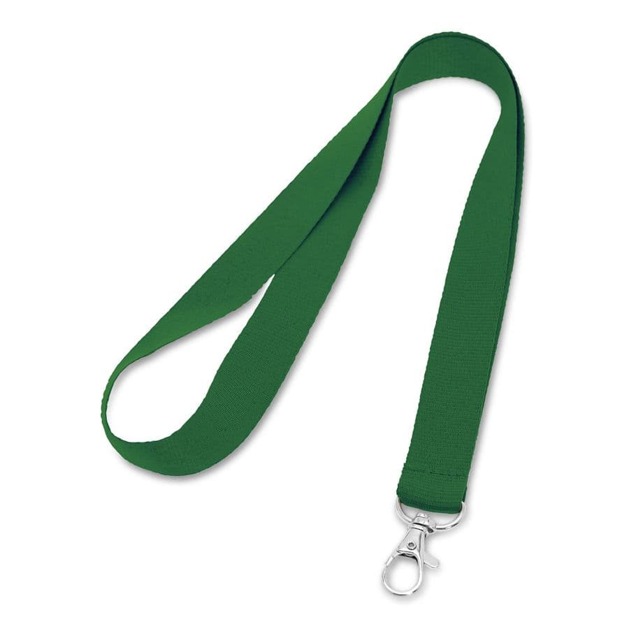 LARIAT. Polyester logoband Grön
