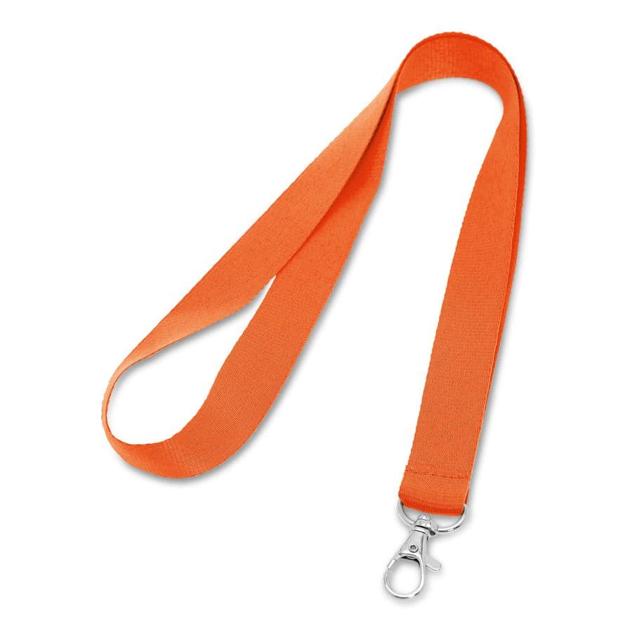 LARIAT. Polyester logoband Orange