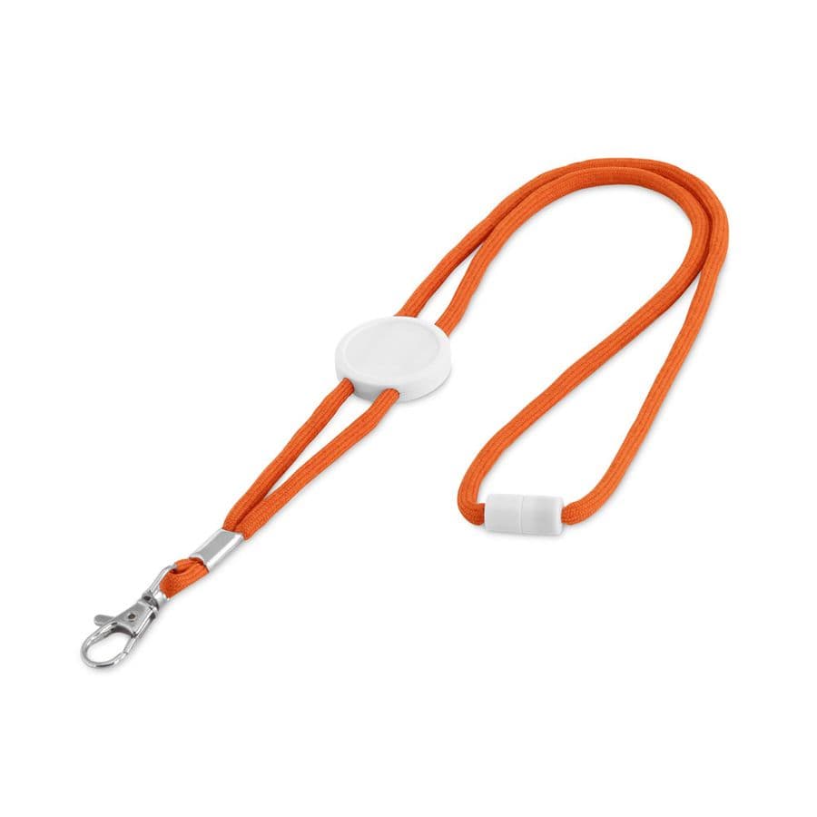 WEAVE. Justerbar polyester logoband Orange