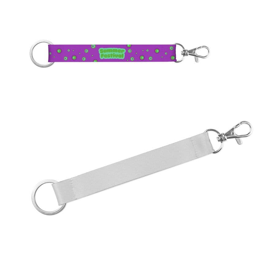 CRAWLEY. SET Lanyard SUBLIMATION Kort II DUO (20 mm) med Ø 32 mm ring och 20 mm karbinhake