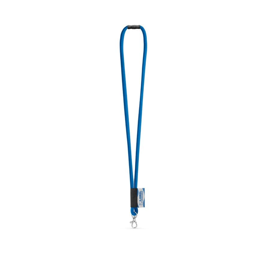 WISBECH. SET Lanyard TUBE Long (Ø 7 mm) med 9 mm grindkarbinhake och Ø 7 mm säkerhetsspänne