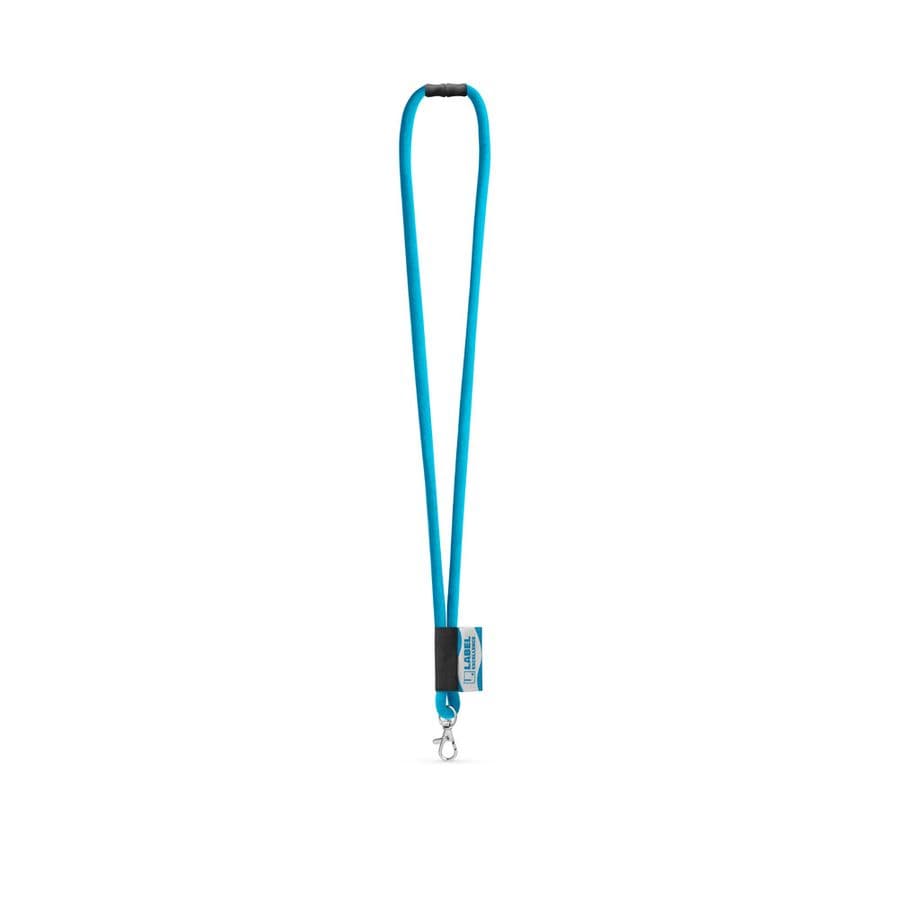 WISBECH. SET Lanyard TUBE Long (Ø 7 mm) med 9 mm grindkarbinhake och Ø 7 mm säkerhetsspänne