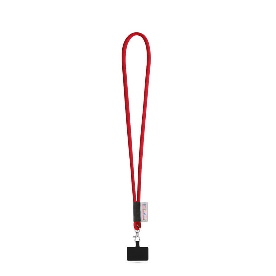 GOSPORT. SET Lanyard TUBE Long (Ø 7 mm) med 9 mm avtryckarkarbinhake och mobiltelefonhållare