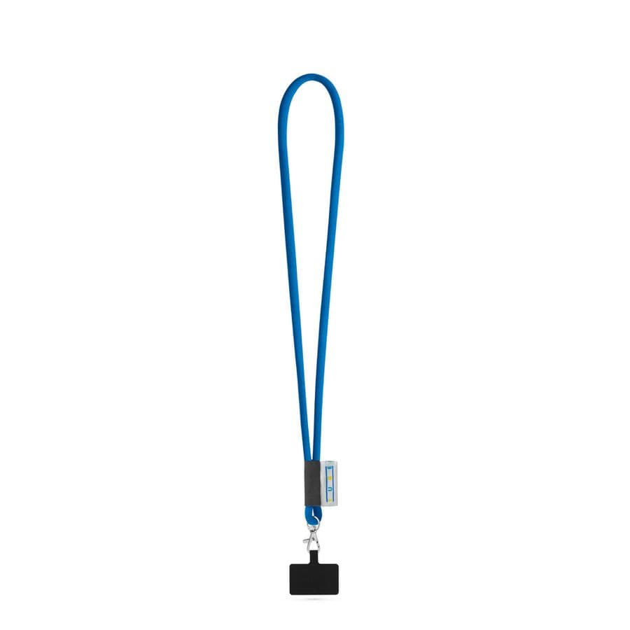 GOSPORT. SET Lanyard TUBE Long (Ø 7 mm) med 9 mm avtryckarkarbinhake och mobiltelefonhållare