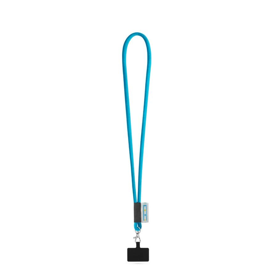 GOSPORT. SET Lanyard TUBE Long (Ø 7 mm) med 9 mm avtryckarkarbinhake och mobiltelefonhållare