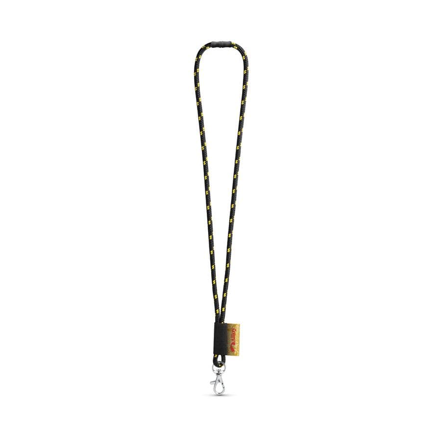 MANSFIELD. SET Lanyard NAUTIC Lång (Ø 7 mm) med 9 mm grindkarbinhake och Ø 7 mm säkerhetsspänne