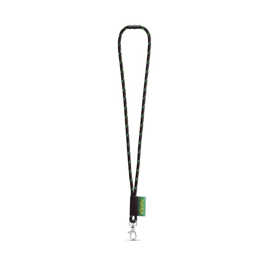MANSFIELD. SET Lanyard NAUTIC Lång (Ø 7 mm) med 9 mm grindkarbinhake och Ø 7 mm säkerhetsspänne
