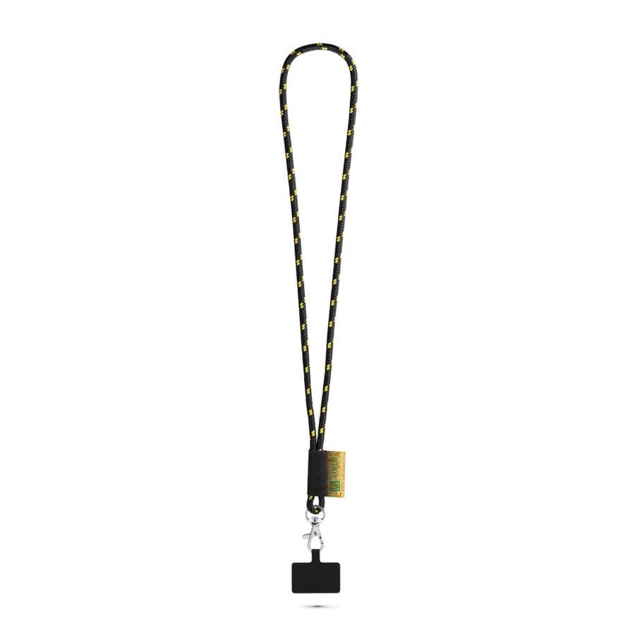 STAFFORD. SET Lanyard NAUTIC Lång (Ø 7 mm) med 9 mm grindkarbinhake och mobiltelefonhållare