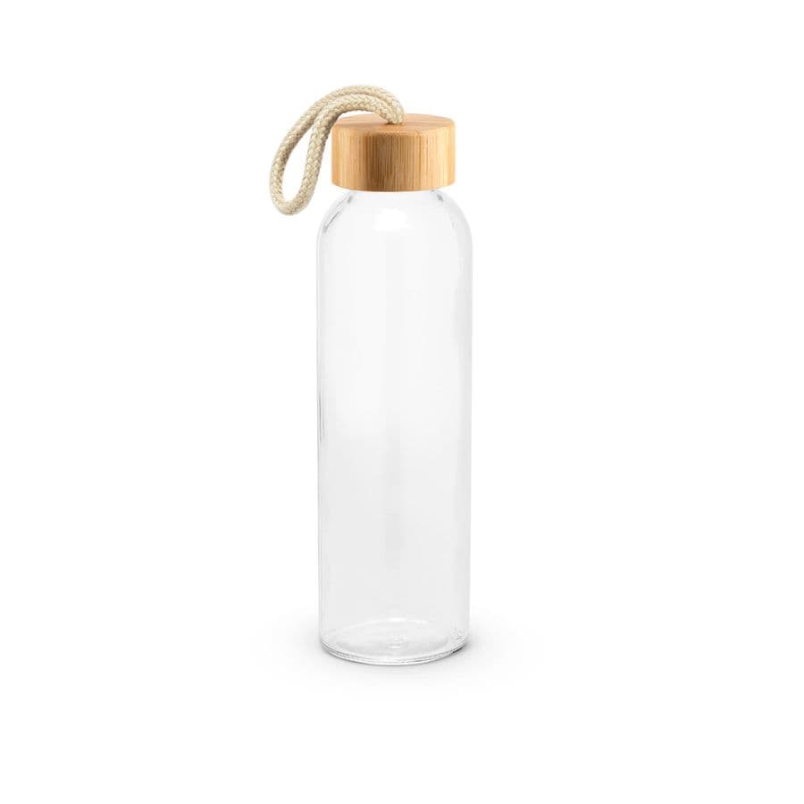CROSBY. Glasflaska med bambulock, 520 ml