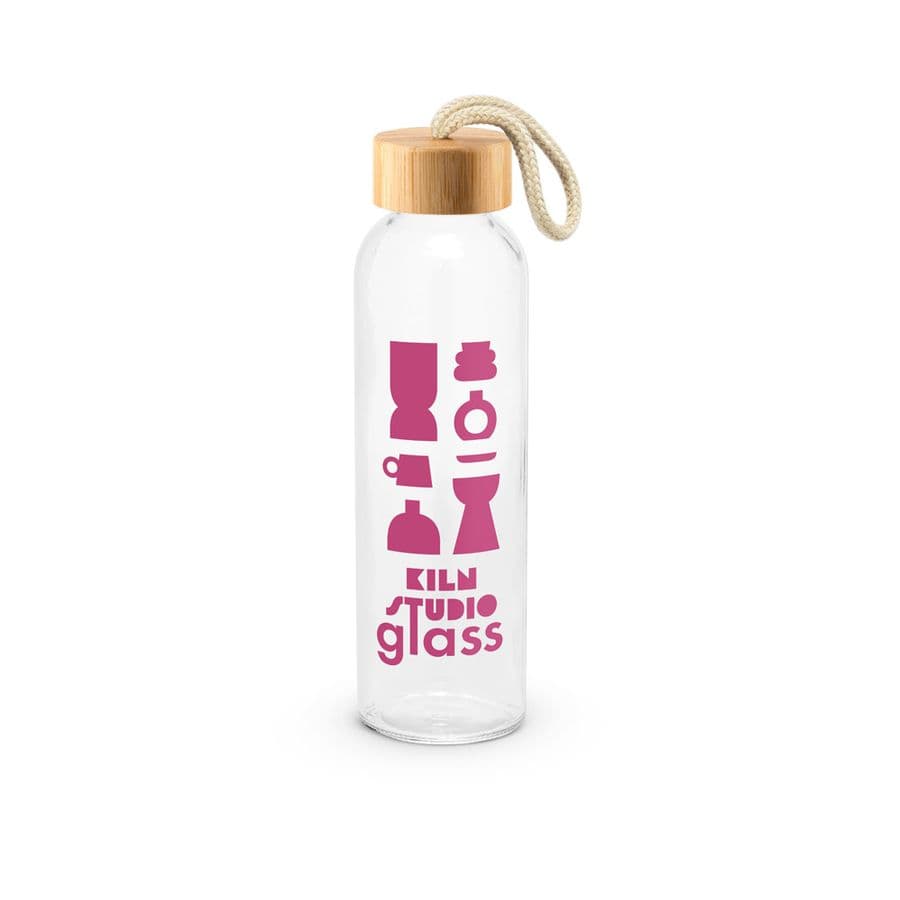 CROSBY. Glasflaska med bambulock, 520 ml
