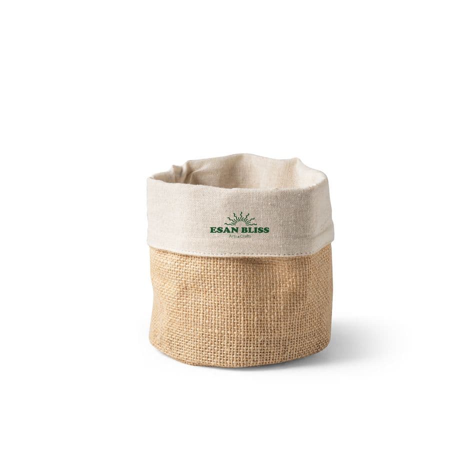 DUCASSE. Väska för flera användningsområden i jute (260g/m²) och bomull (120g/m²)