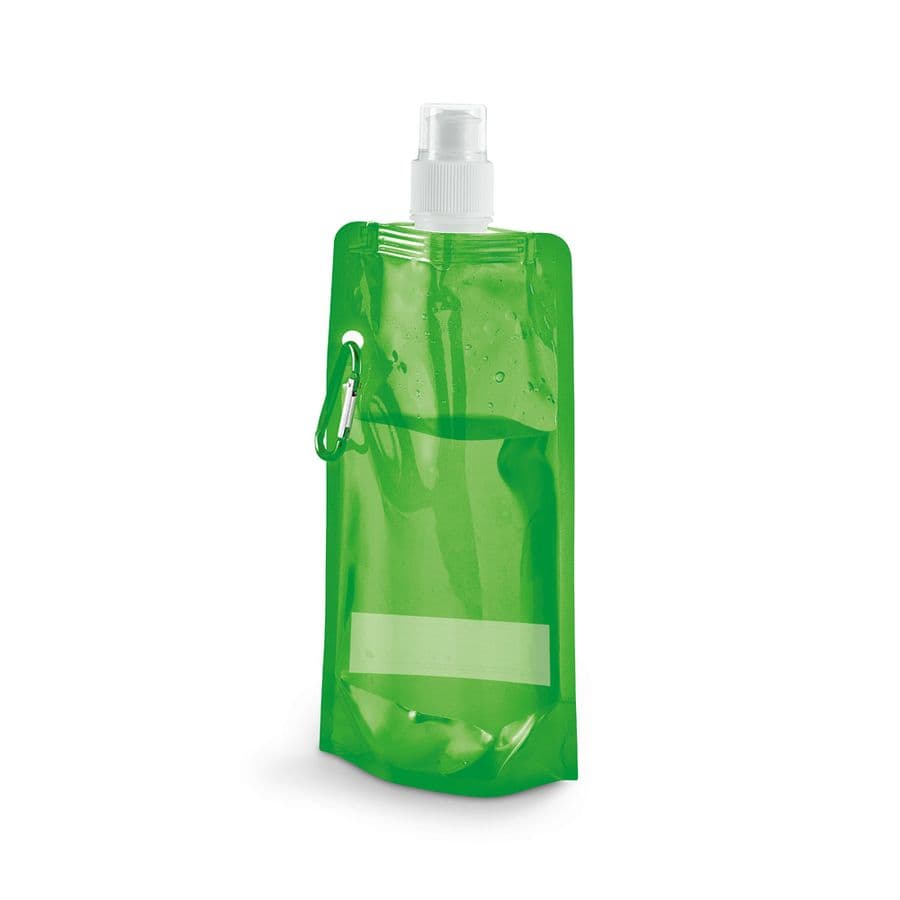 KWILL. 460 ml PE hopfällbar flaska Grön