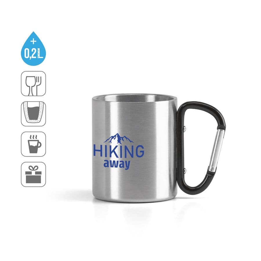 WINGS. 230 ml mugg i rostfritt stål
