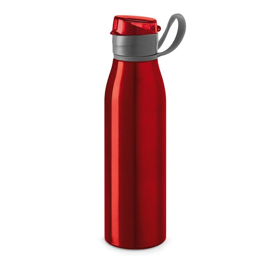KORVER. Aluminium 650 mL sportflaska Röd