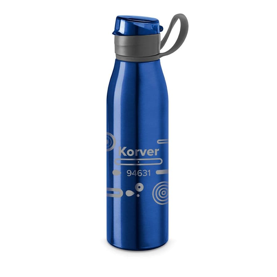 KORVER. Aluminium 650 mL sportflaska