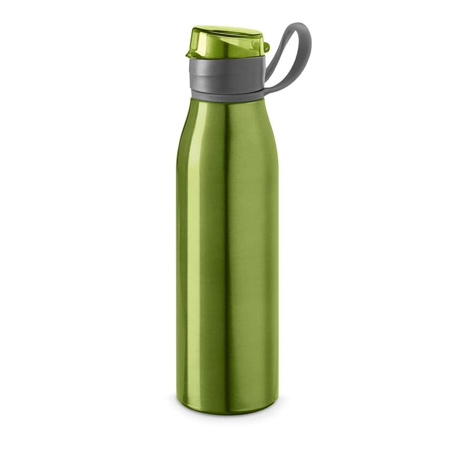 KORVER. Aluminium 650 mL sportflaska Ljusgrön