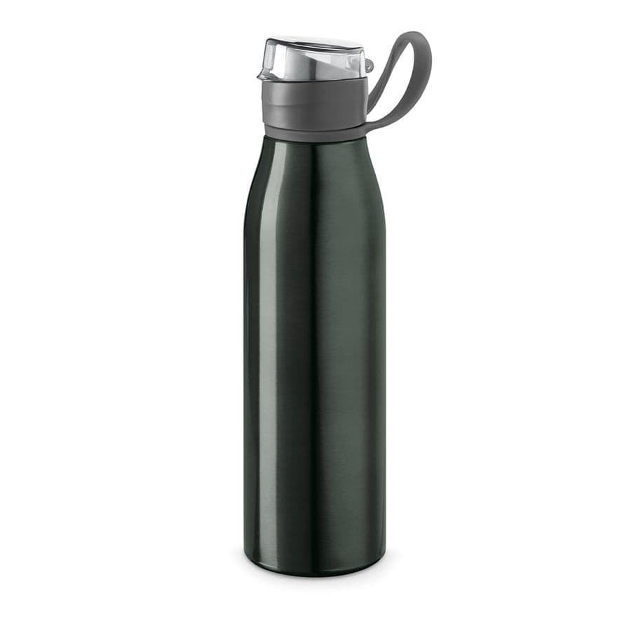 KORVER. Aluminium 650 mL sportflaska Pistolmetall