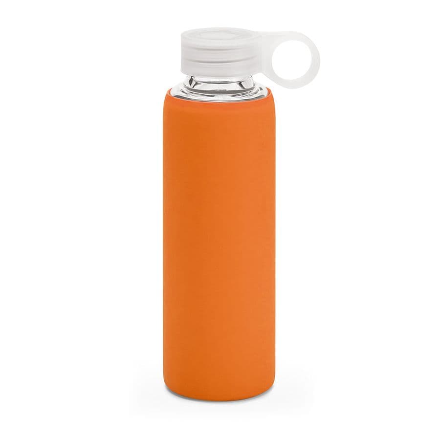 DHABI. Sportflaska av borosilikatglas 380 mL Orange