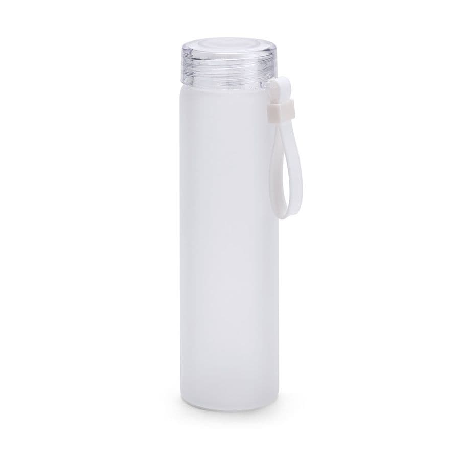 WILLIAMS. Flaska i borosilikatglas och lock AS 470 mL Vit