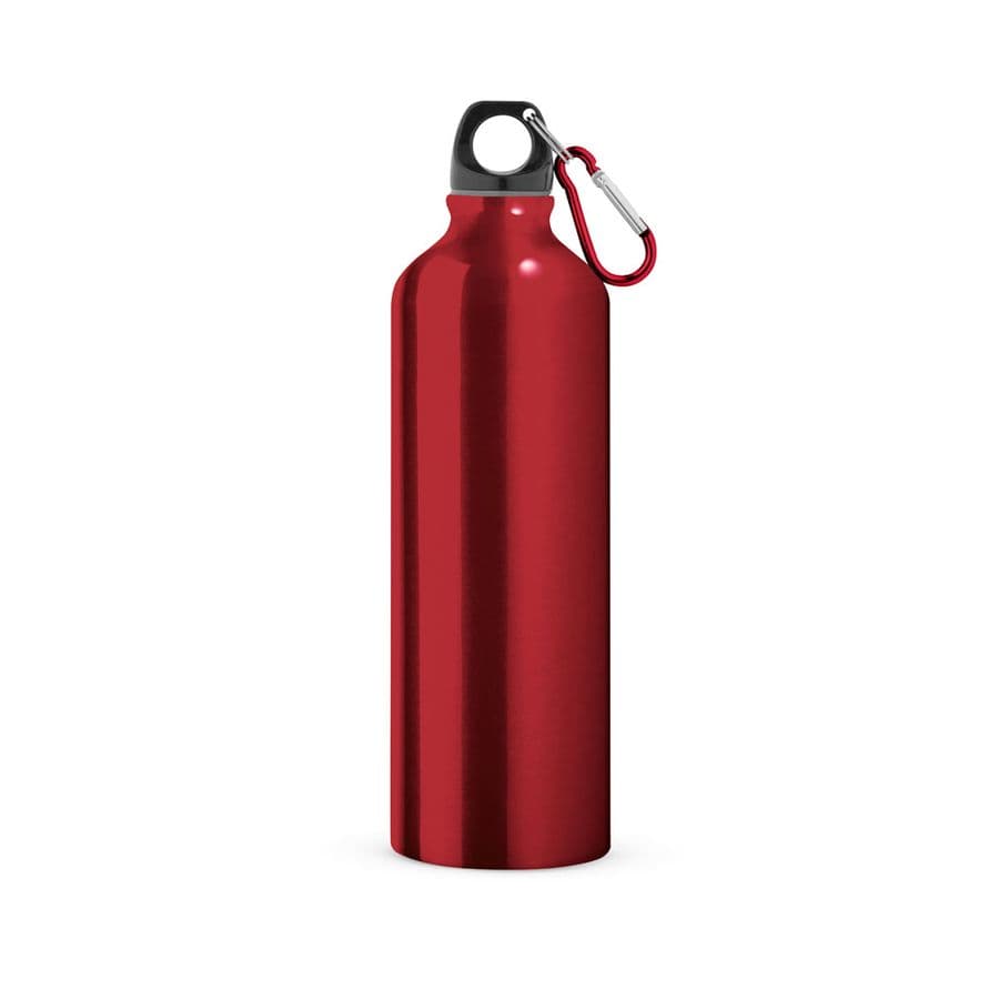 LANDSCAPE L. Sportflaska i aluminium med karbinhake 800 mL