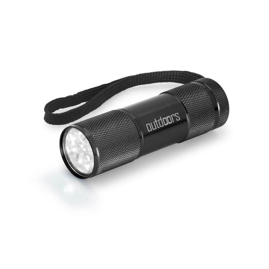 FLASHY. Ficklampa i aluminium med 9 LED