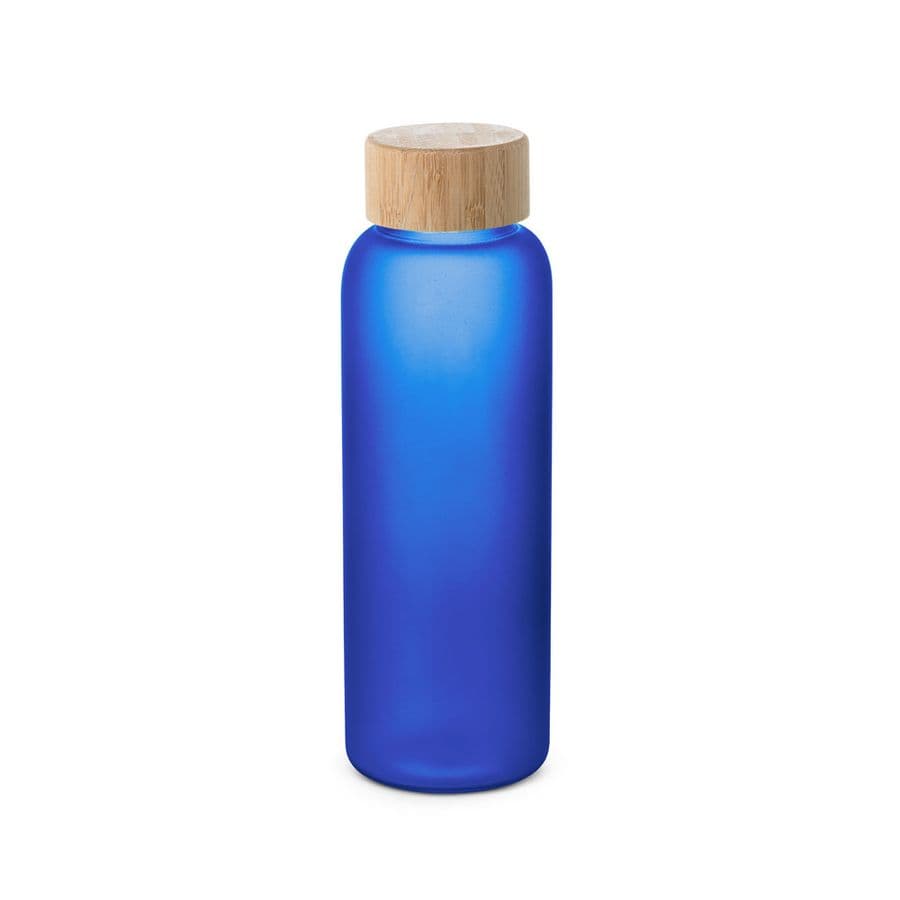 LILLARD. Borosilikatglasflaska frostad 500 ml Kungsblå