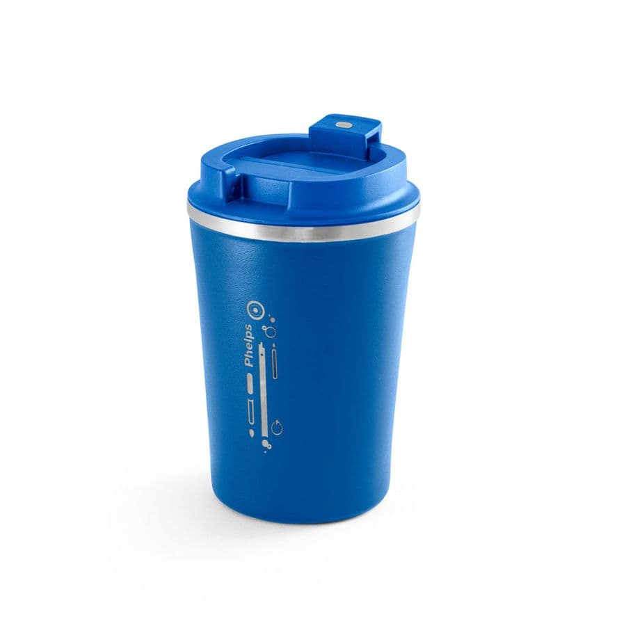 PHELPS. Rostfritt stål och PP mugg 470 mL